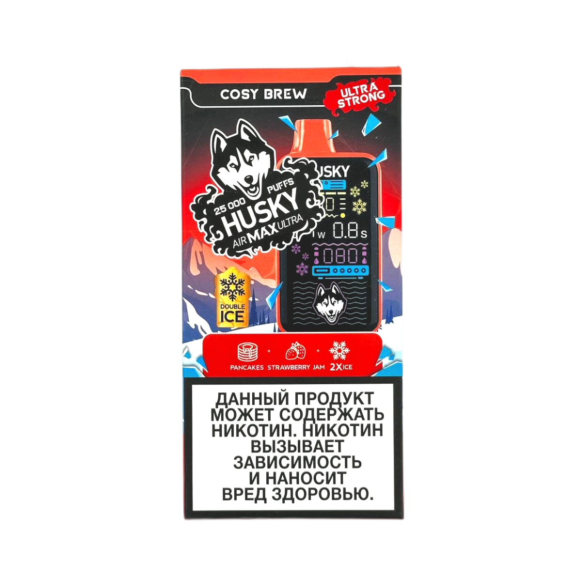 HUSKY AIRMAX ULTRA 25000 Блины с клубничным джемом strong 2%