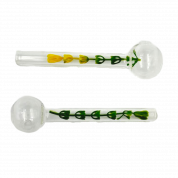 Трубка TVC шар с цветочком L10см/D2.5см