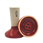 Кальянная чашка керамическая ОБЛАКО TRIO Phunnel красный