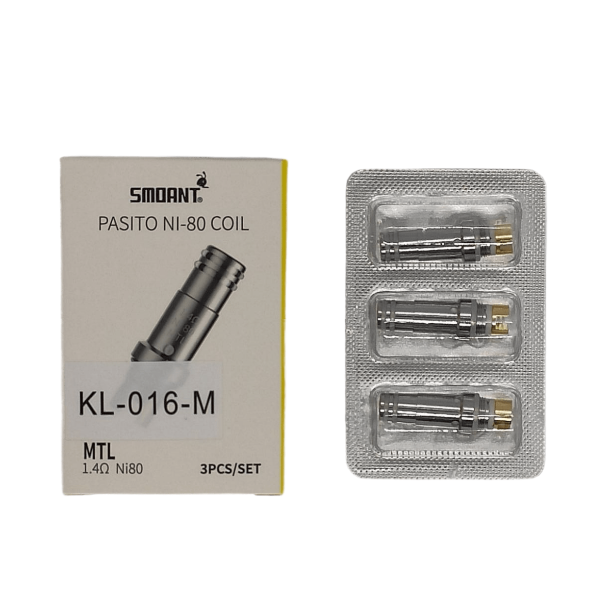 Smoant Pasito Ni-80 Coil 1.4ohm MTL KL-016-MCOIL (в упак. 3 шт.)