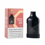 Картридж ATTACKER К-TWO 3600 Ананас кокос 10 мл 2%