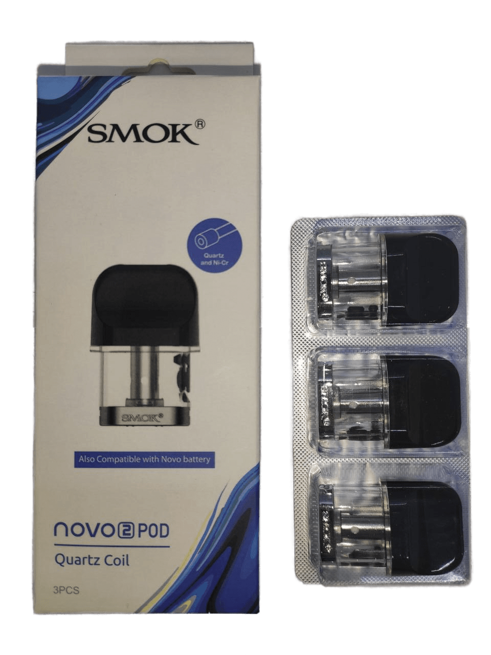 Smok novo 2 Quartz 1.4ohm 2ml Coil Pod SMOK-005-POD (в уп. 3 шт.)