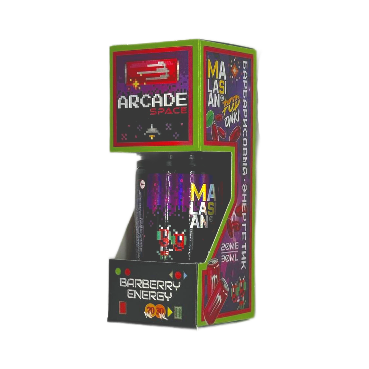 POD ONKI ARCADE Барбарисовый энергетик 30мл.20мг.