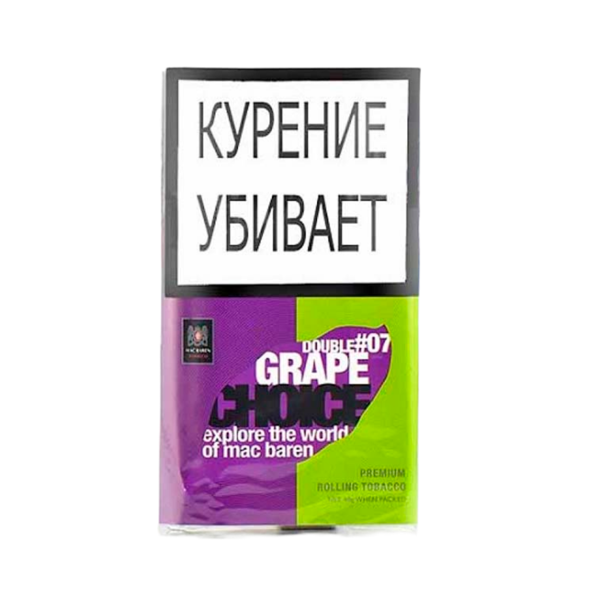 ТАБАК сиг. М.В. DOUBLE GRAPE CHOICE 40гр.