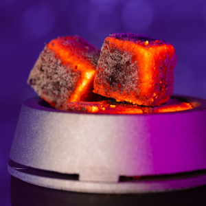 Как должны выглядеть готовые угли для кальяна