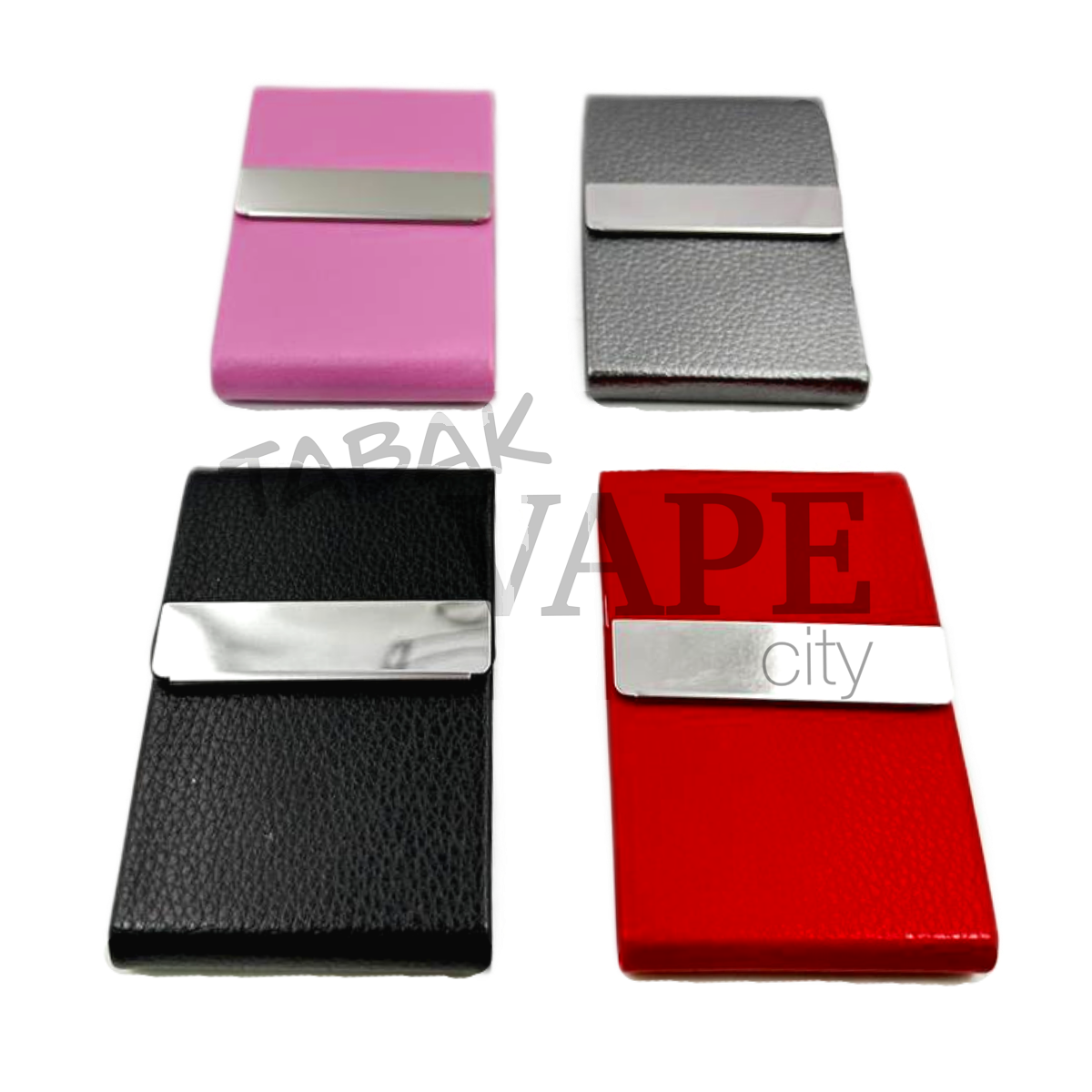 Портсигар TVC искусственная кожа нано на магните 14 сигарет