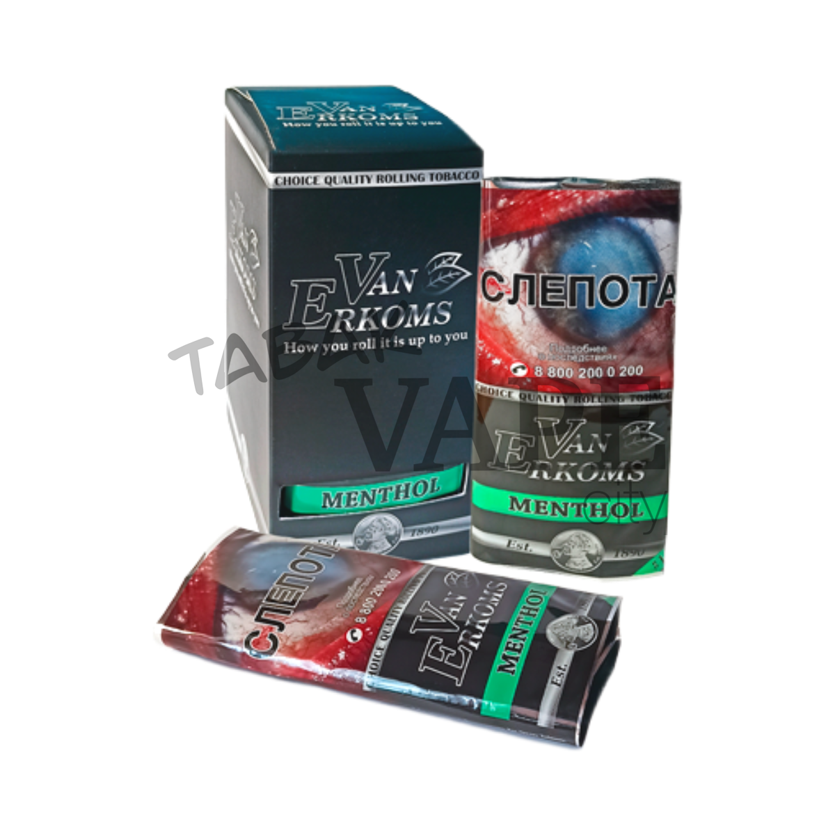 Табак сигаретный VAN ERKOMS Mentol 40 гр.