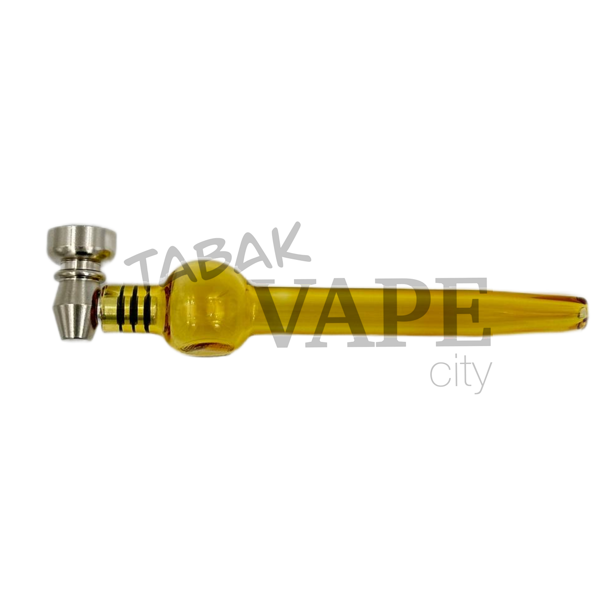 Трубка TVC с сеткой стеклянная шар мундштук L13.5см/ D2.5см