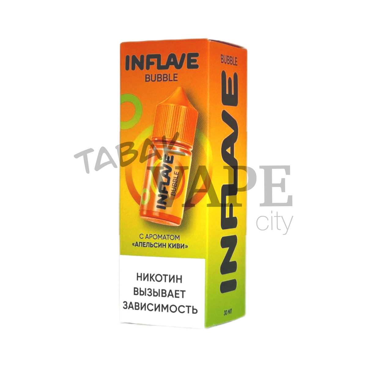 INFLAVE BUBBLE Апельсин киви 30мl.2%