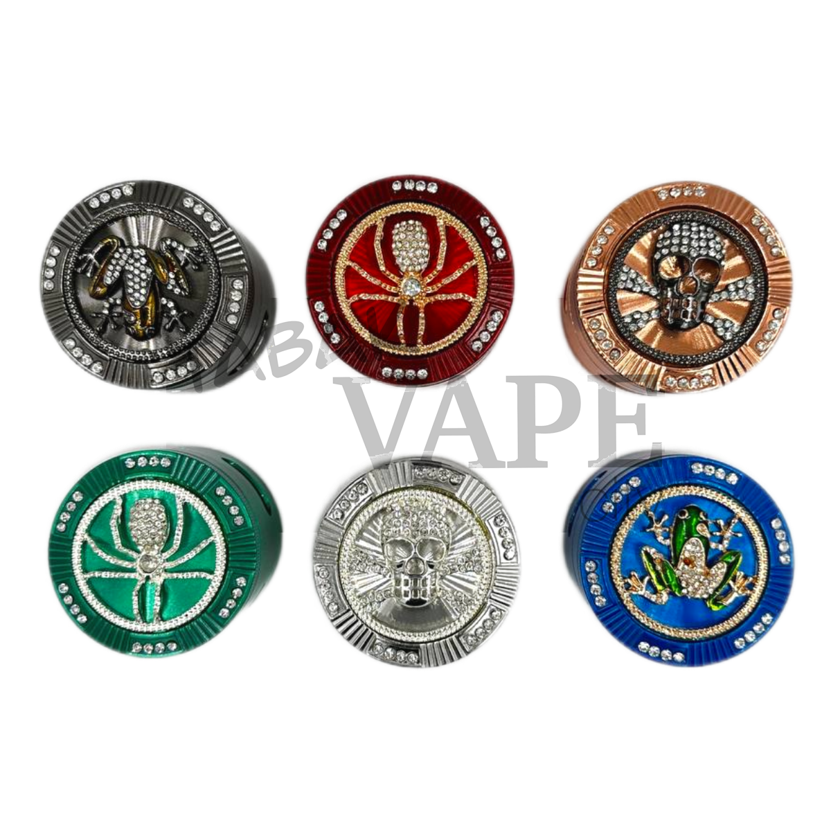 Гриндер TVC 6см тройной стразы