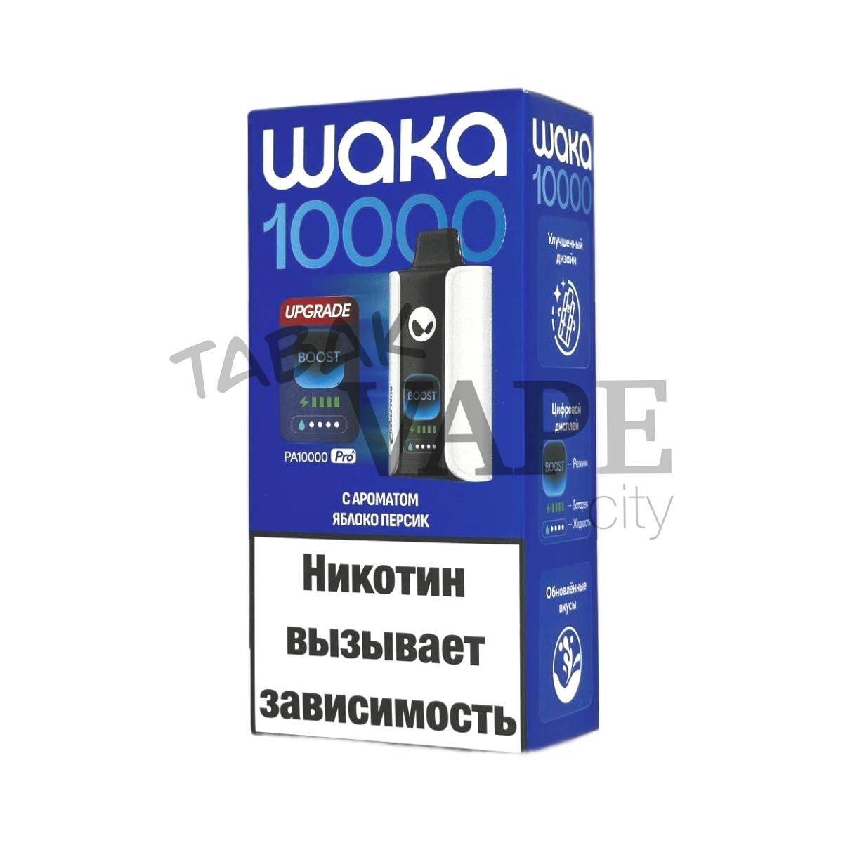 WAKA soPRO PA BOOST 10000 EXTRA Яблоко персик 1,8%