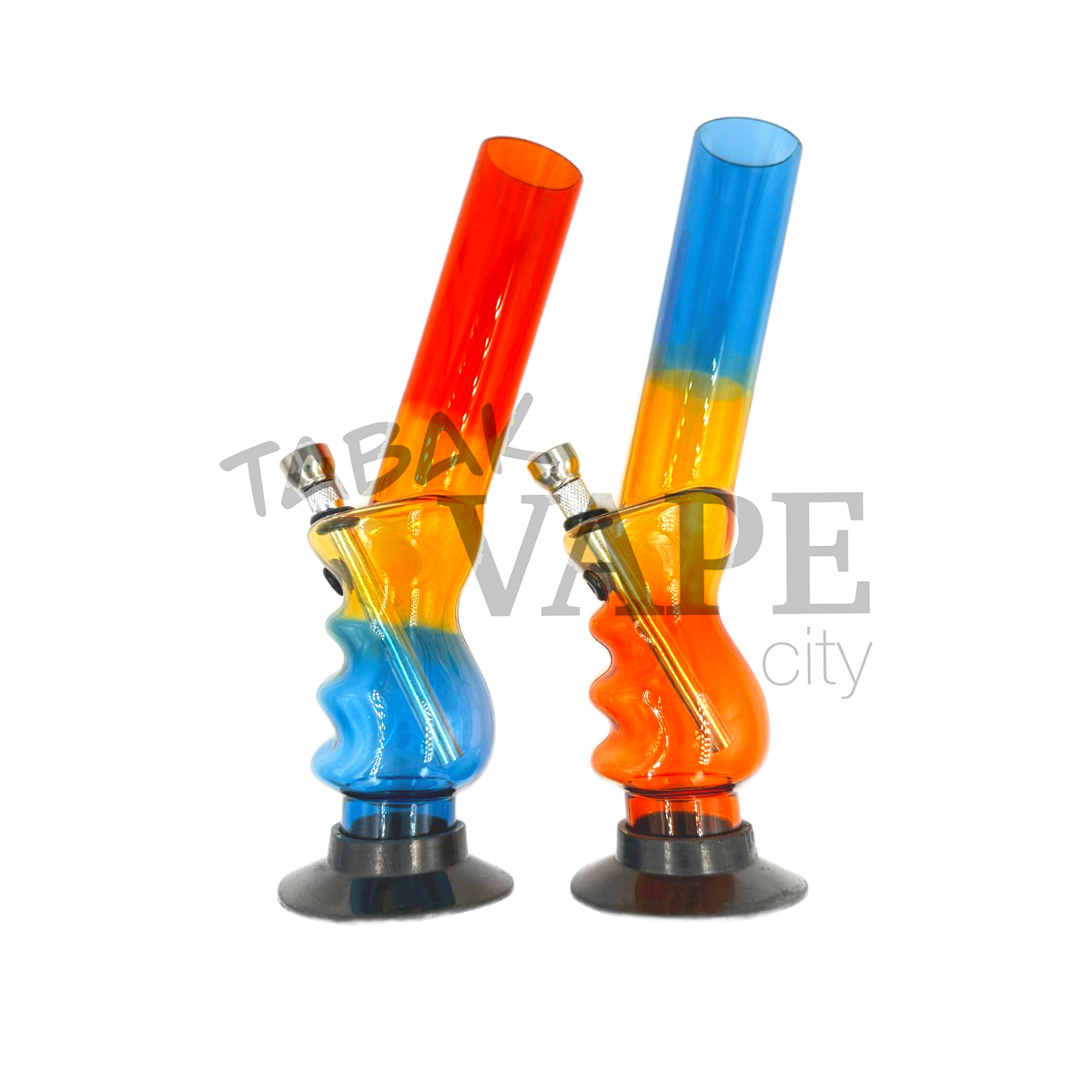 Бонг TVC 26см отпечаток разноцветные