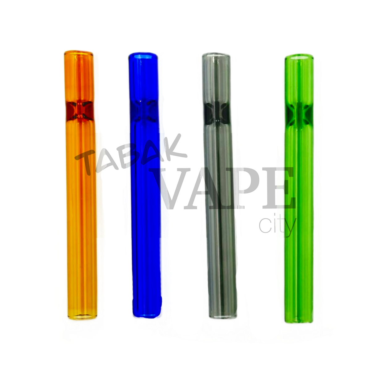 Трубка TVC пипетка толстая цветная L11см/D1.2см