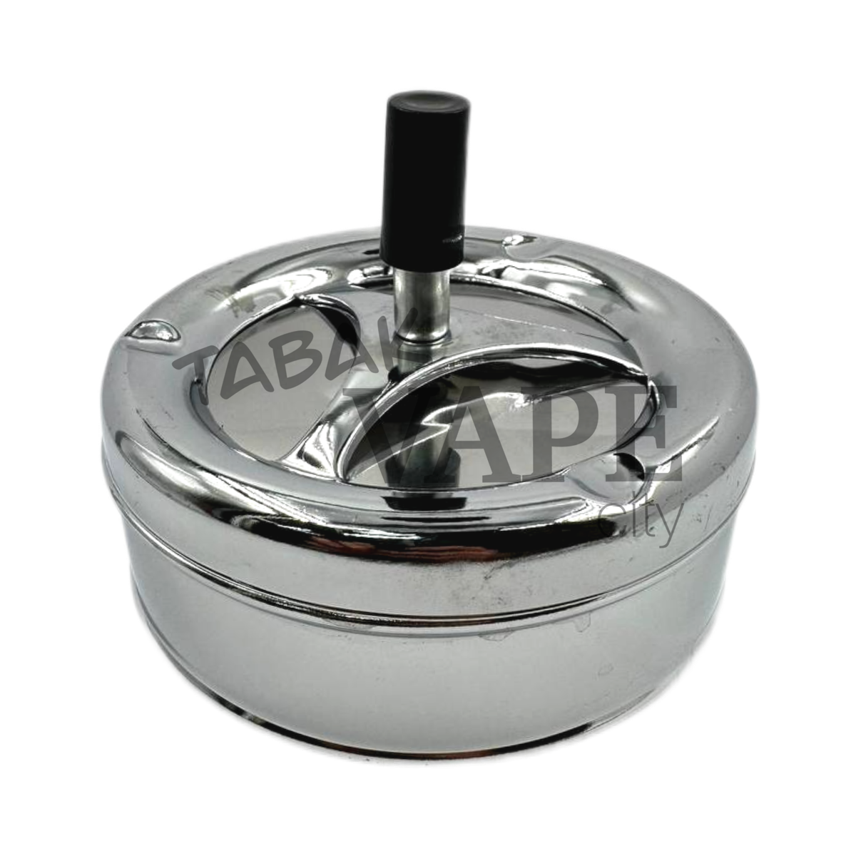 Пепельница TVC металл сталь /крутящий элемент D13см.