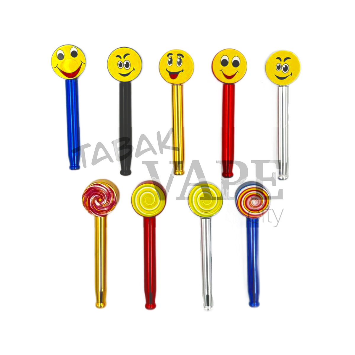 Трубка TVC Смайлик L8см