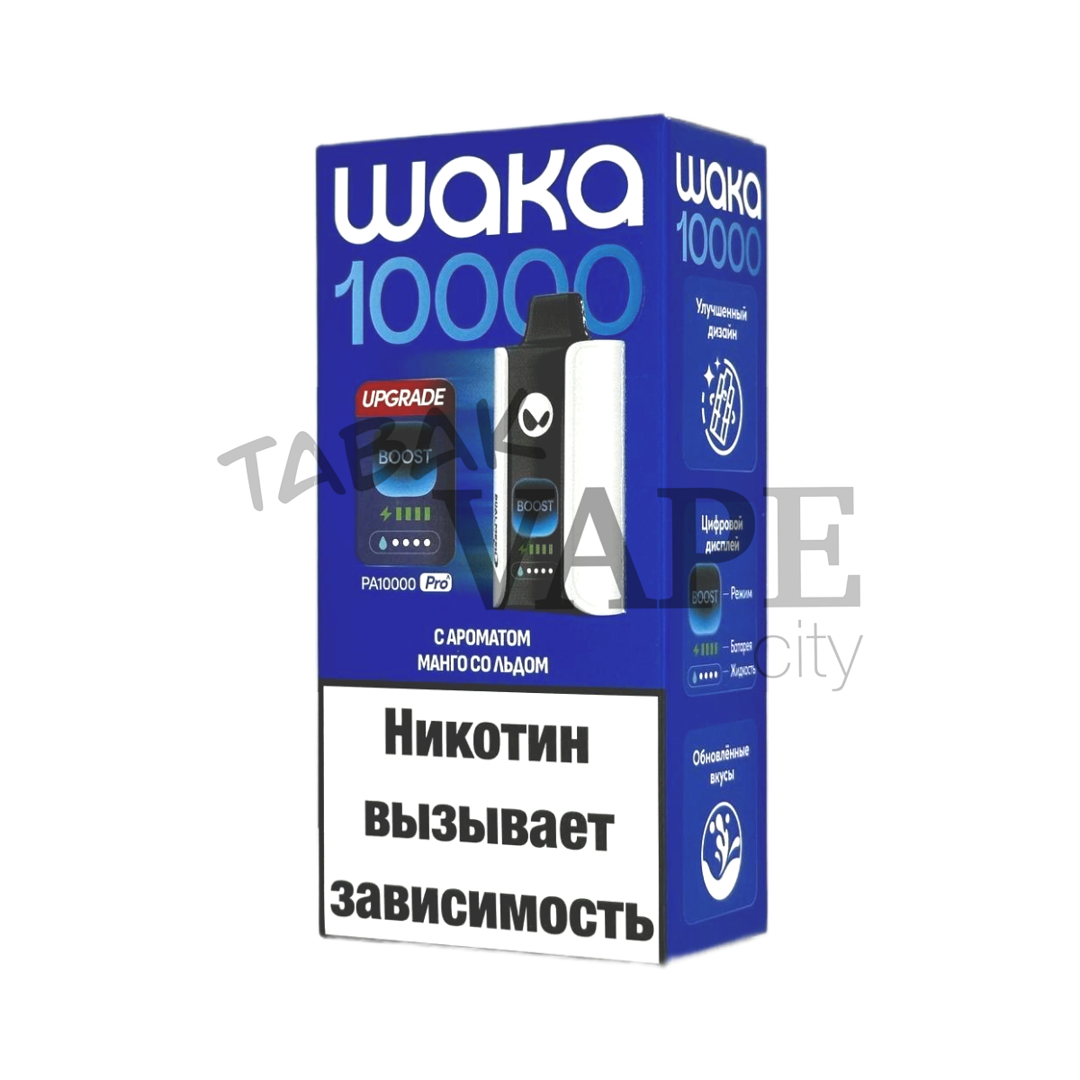 WAKA soPRO PA BOOST 10000 EXTRA Манго со льдом 1,8%