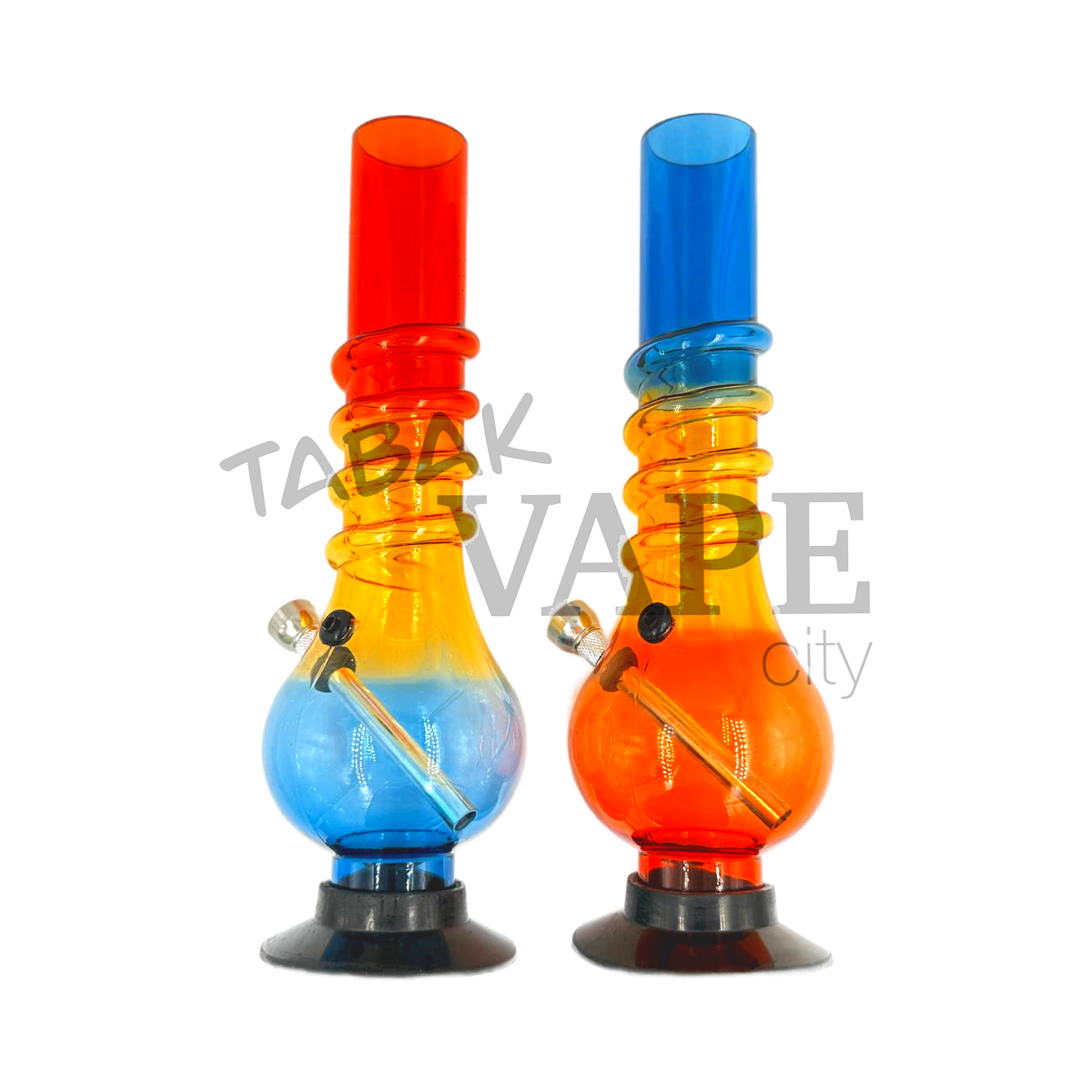 Бонг TVC 26см спираль разноцветные