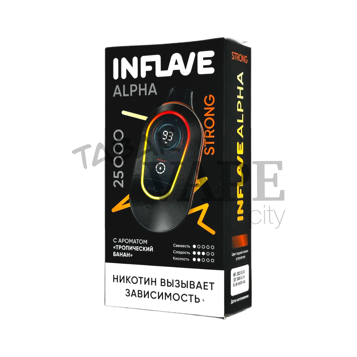 INFLAVE ALPHA 25000 Strong Тропический банан 2%