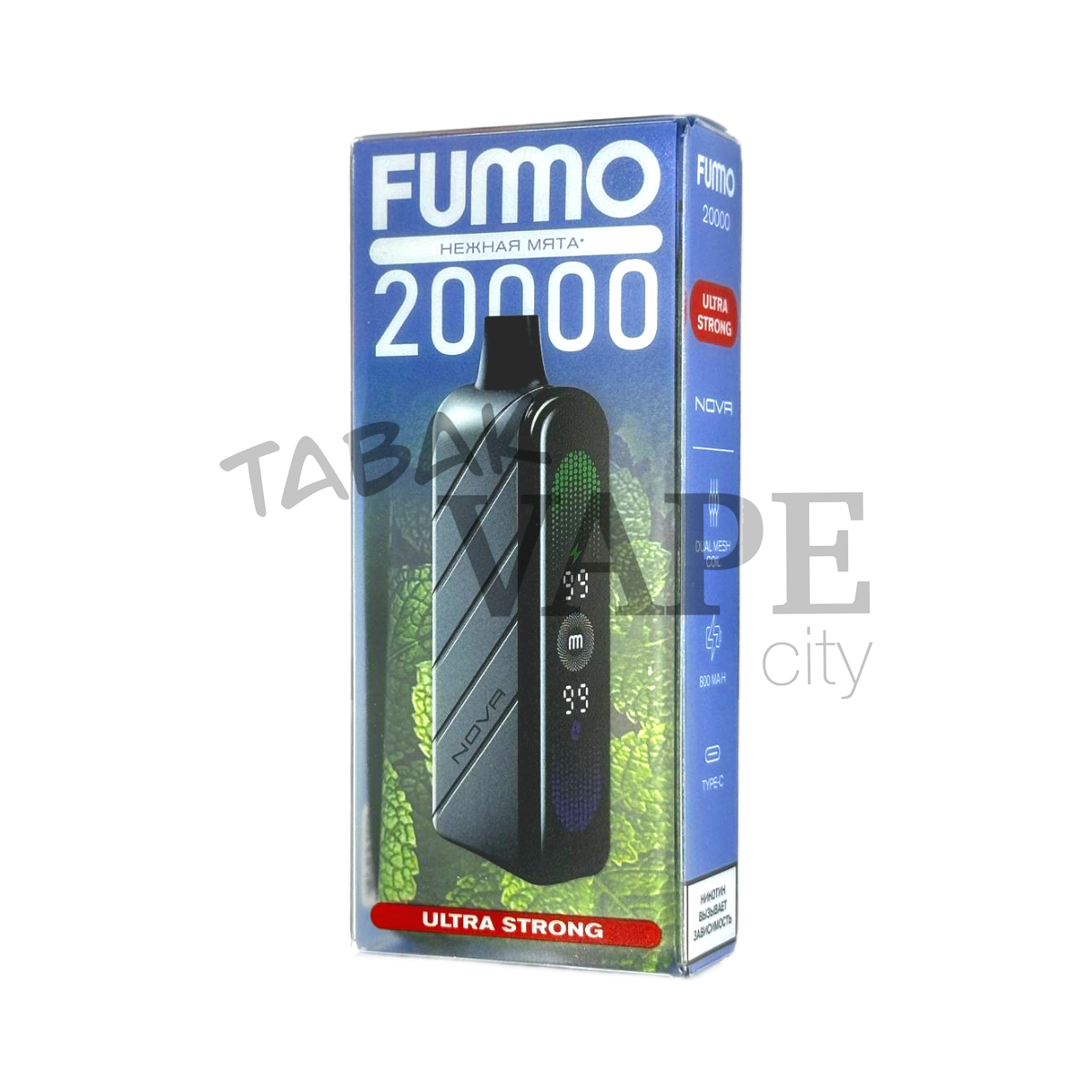 FUMMO NOVA Ultra Strong 20000 Нежная мята 2%