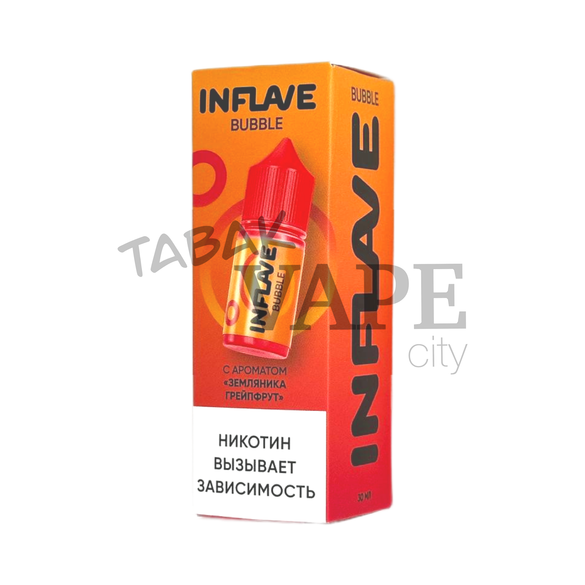INFLAVE BUBBLE Земляника грейпфрут 30мl.2%
