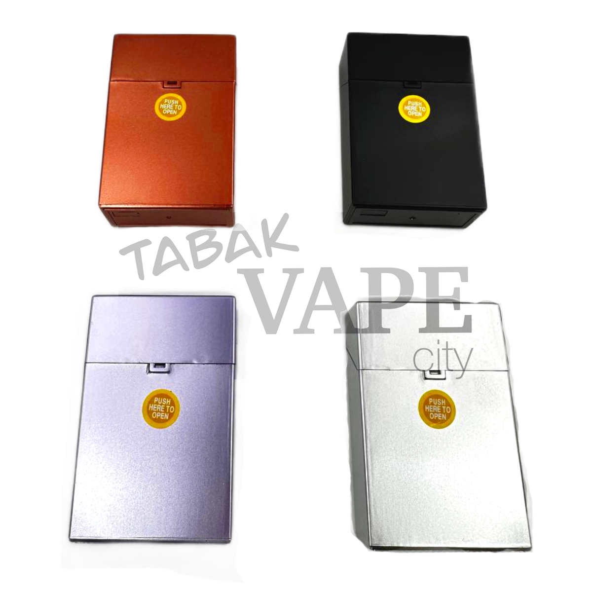 Портсигар TVC чехол пластиковый 20 сигарет/90 мм