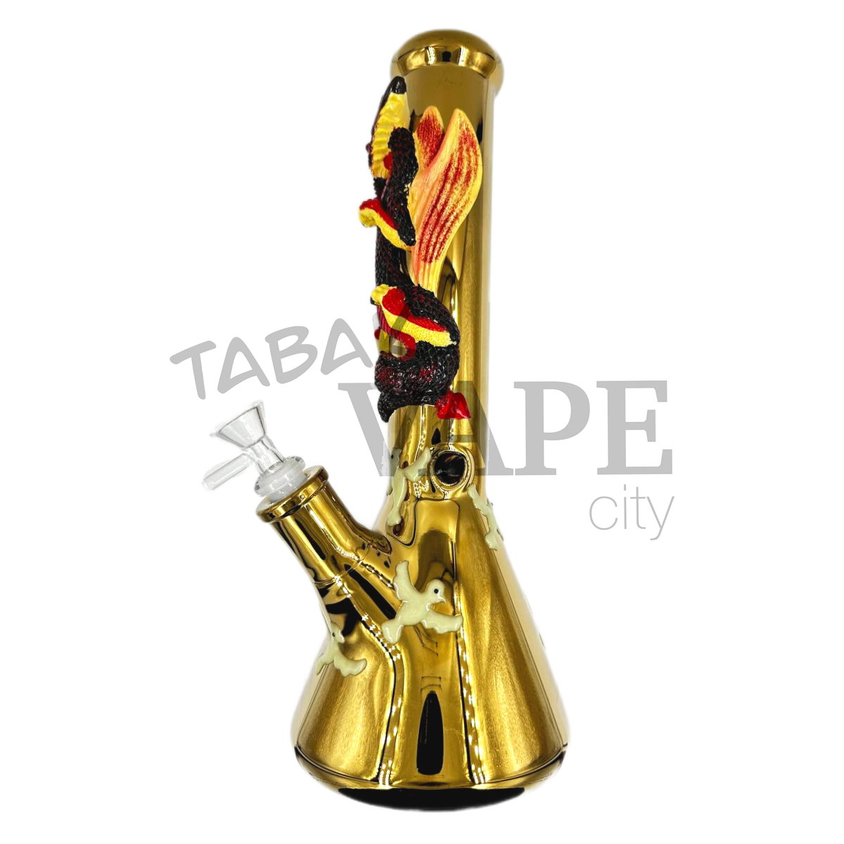 Бонг TVC 35см с инкрустацией