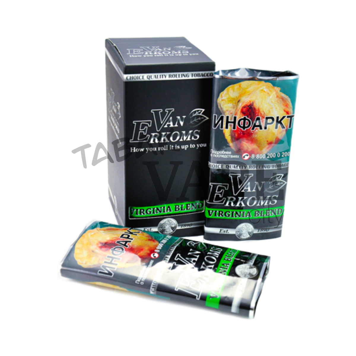 Табак сигаретный VAN ERKOMS Virginia blend 40 гр.