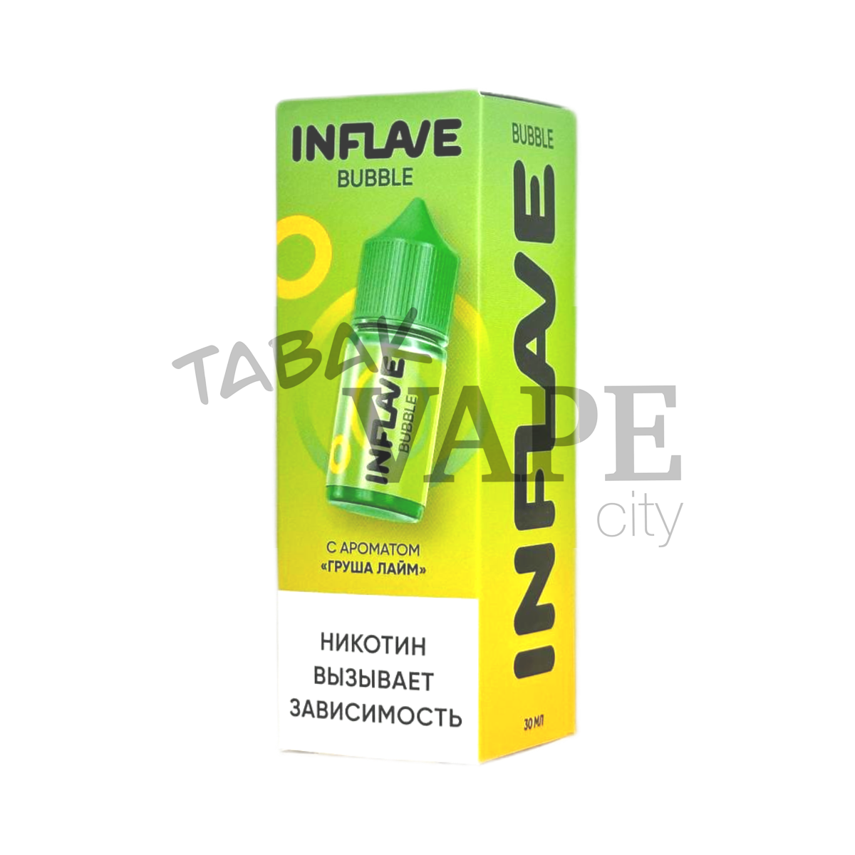 INFLAVE BUBBLE Груша лайм 30мl.2%