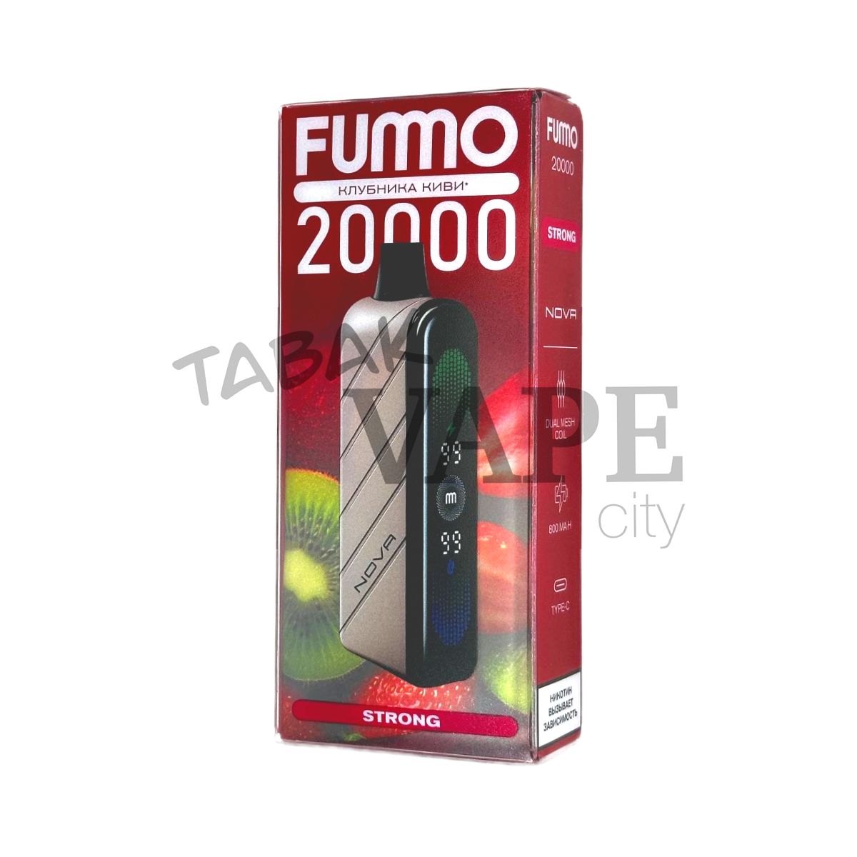 FUMMO NOVA Strong 20000 Клубника киви 2%