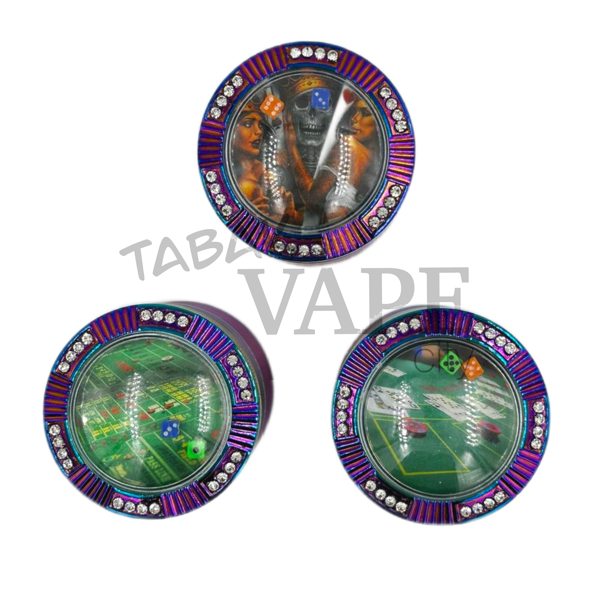 Гриндер TVC 6см тройной кубики