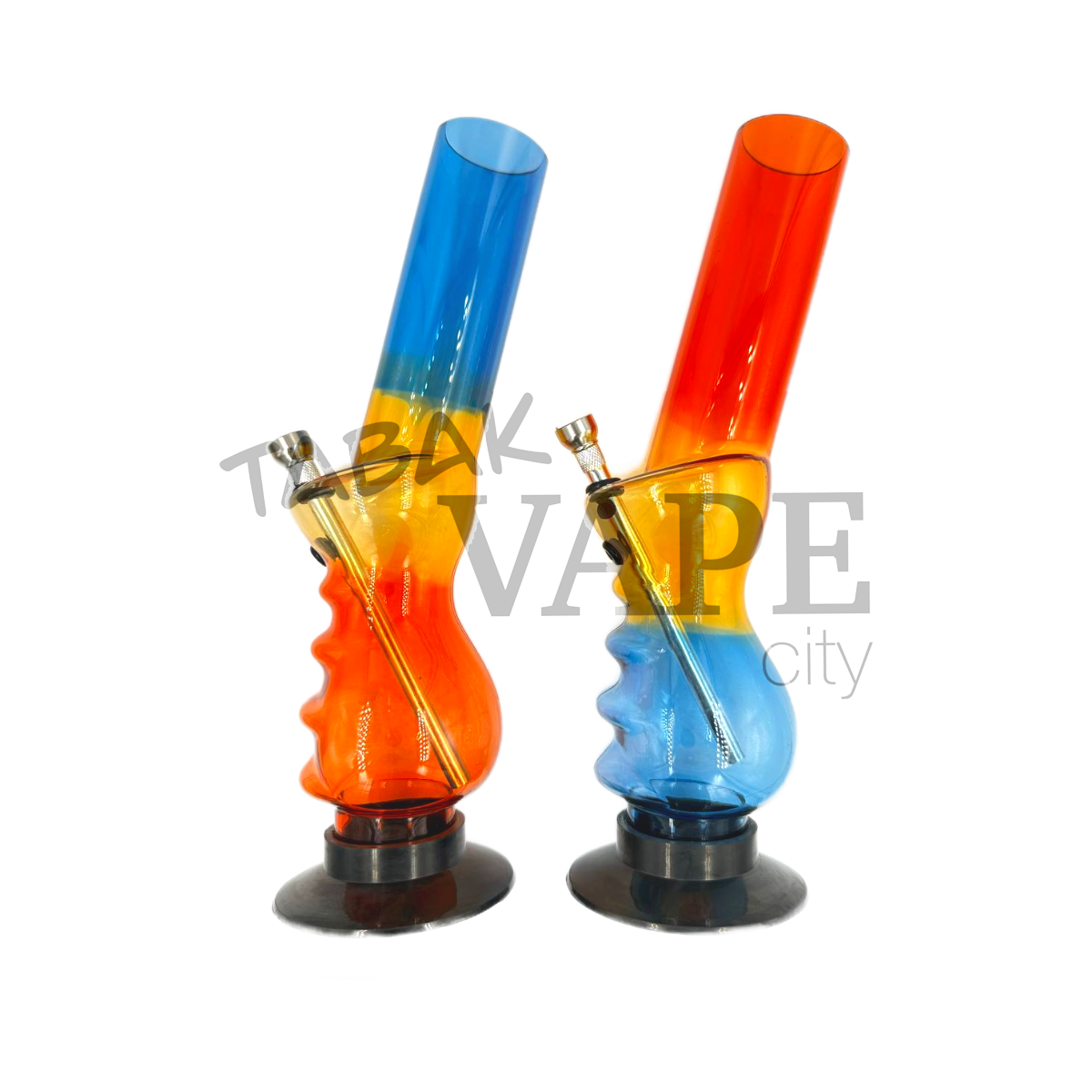 Бонг TVC 32см отпечаток разноцветные