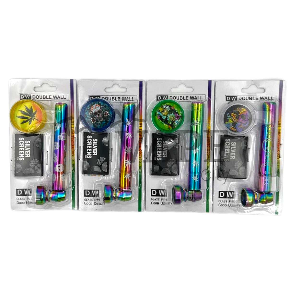 Трубка Блистер TVC с гриндером/ с сеткой Хамелеон L9.5см/D3см