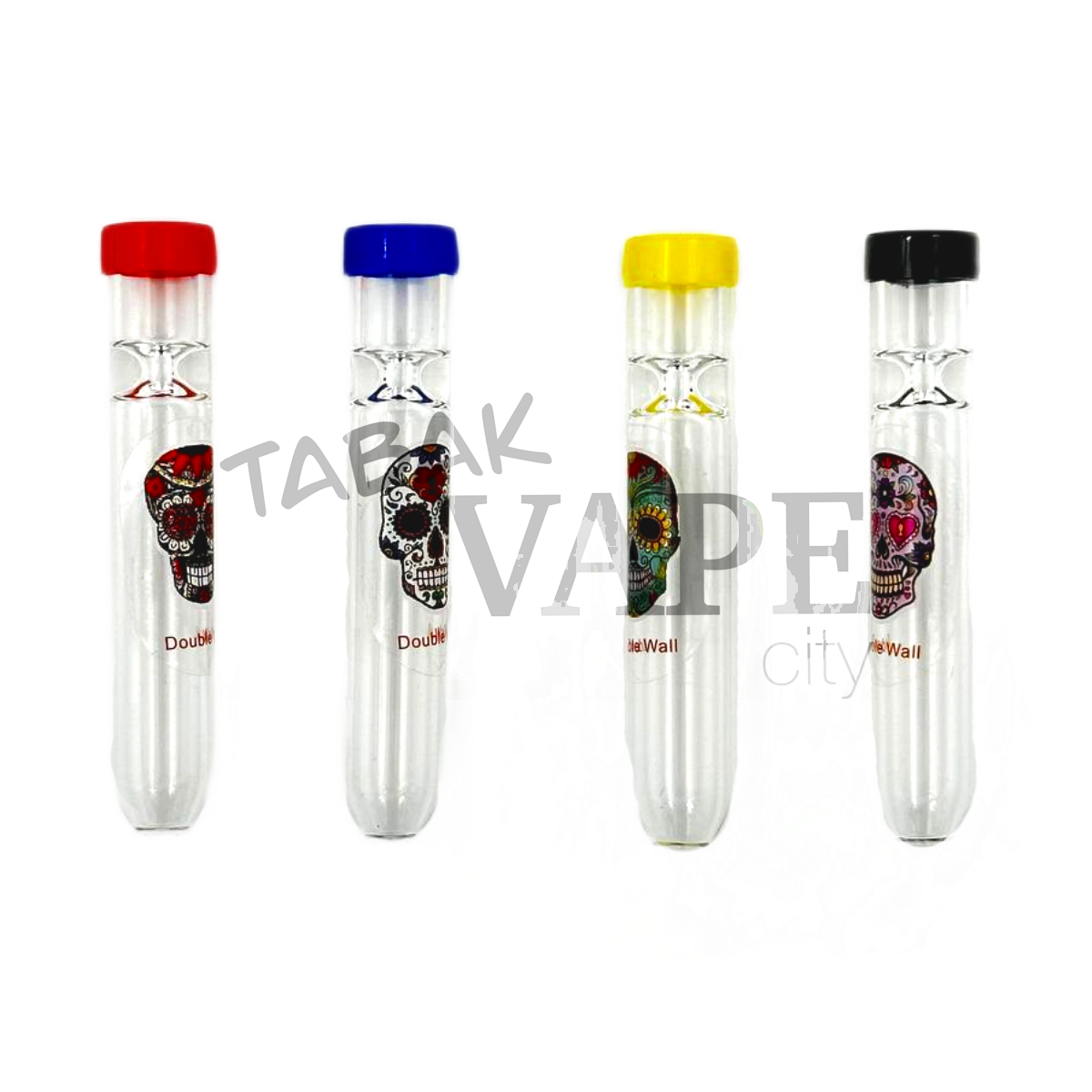 Трубка TVC пипетка толстая с заглушкой L7см/D1.2см