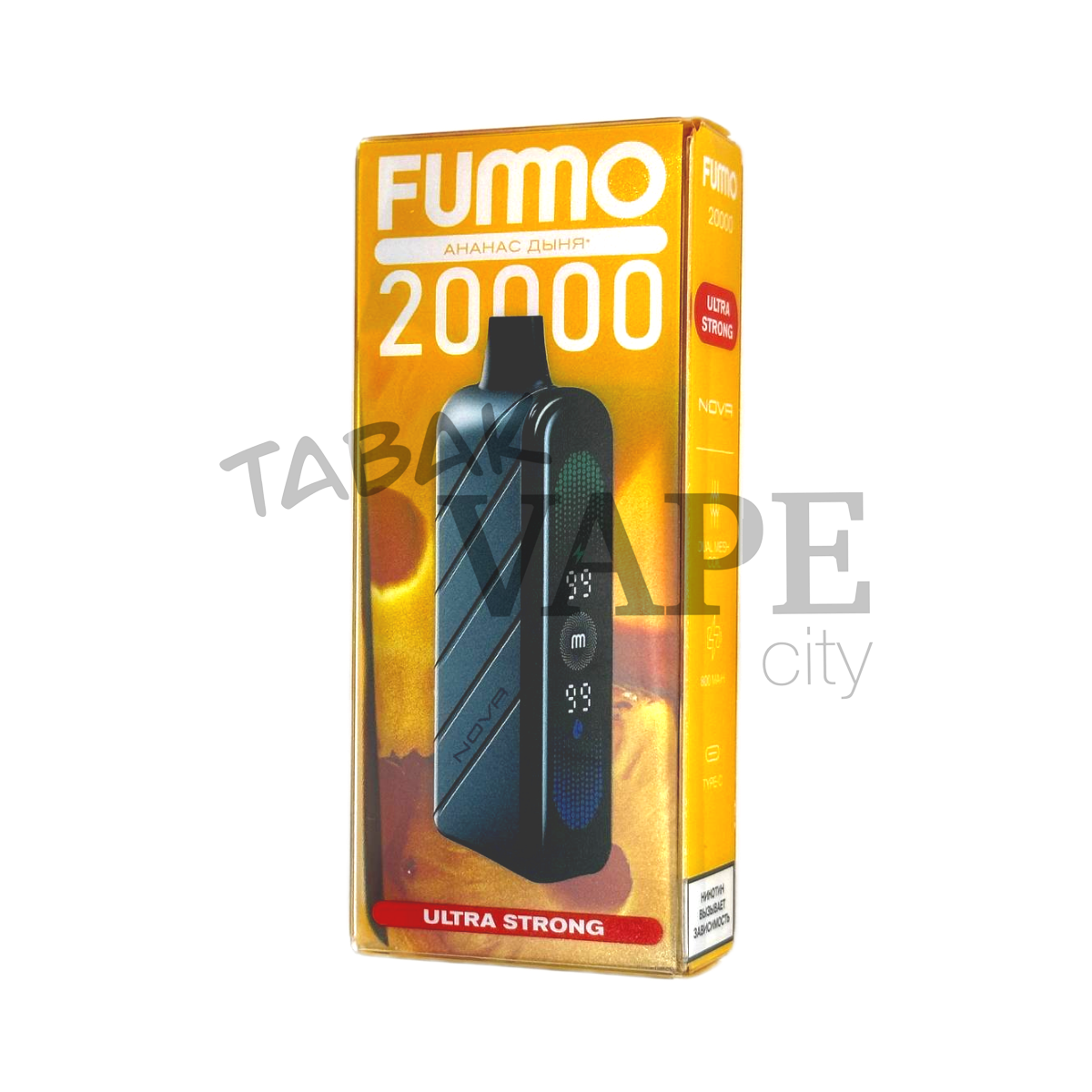 FUMMO NOVA Ultra Strong 20000 Ананас дыня 2%