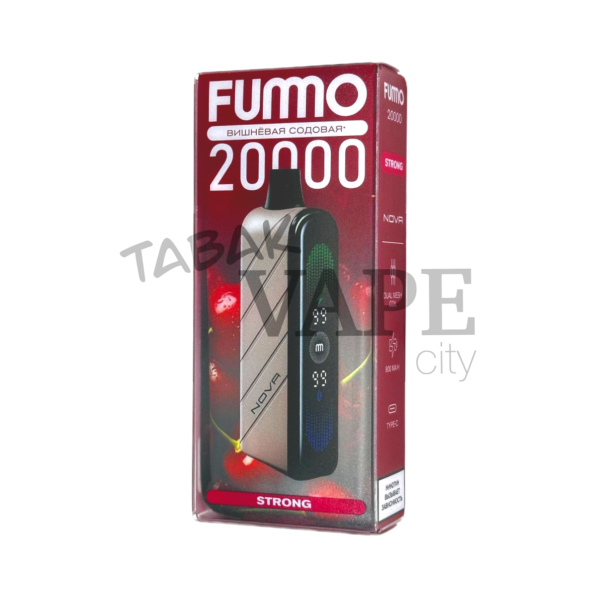 FUMMO NOVA Strong 20000 Вишневая содовая 2%