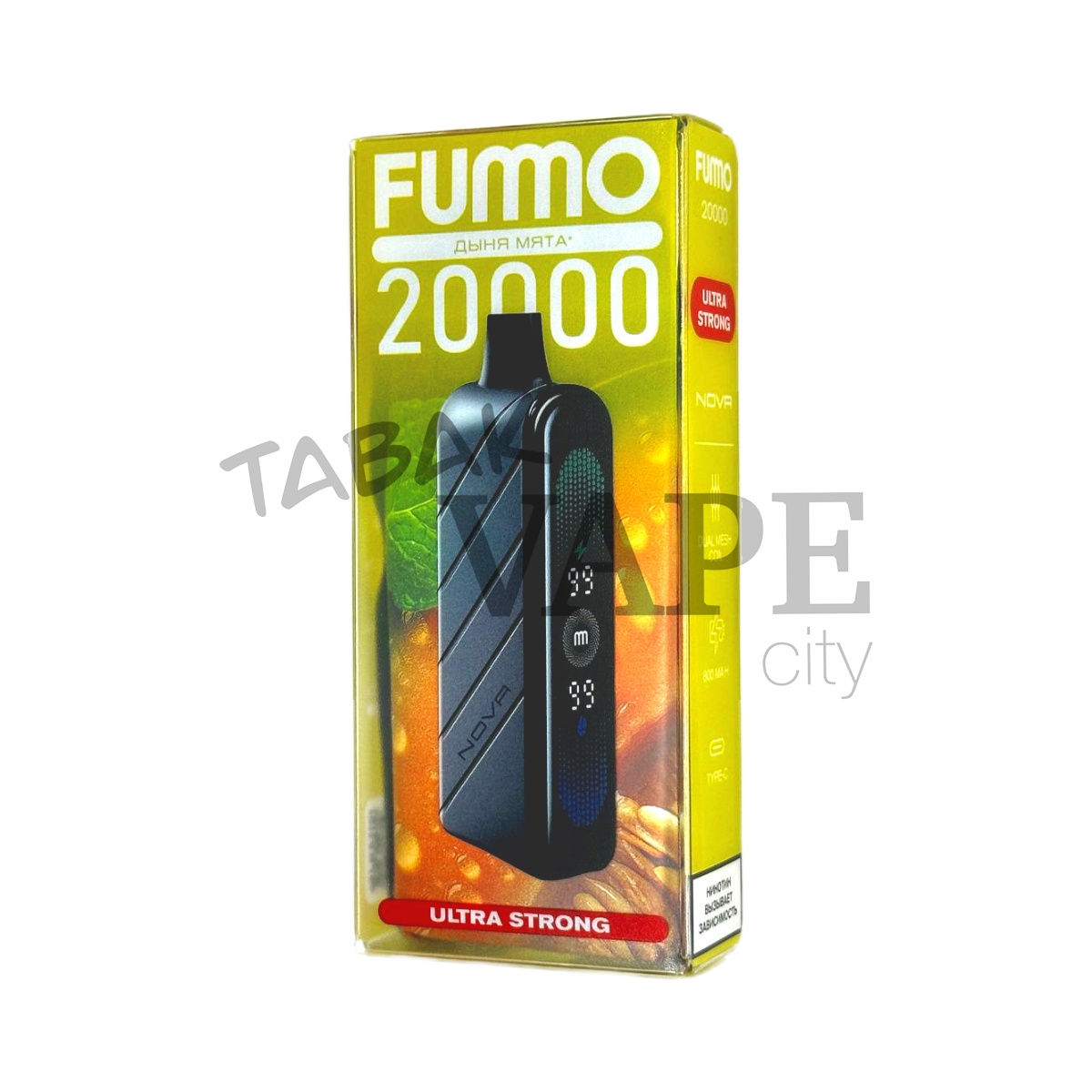 FUMMO NOVA Ultra Strong 20000 Дыня мята 2%