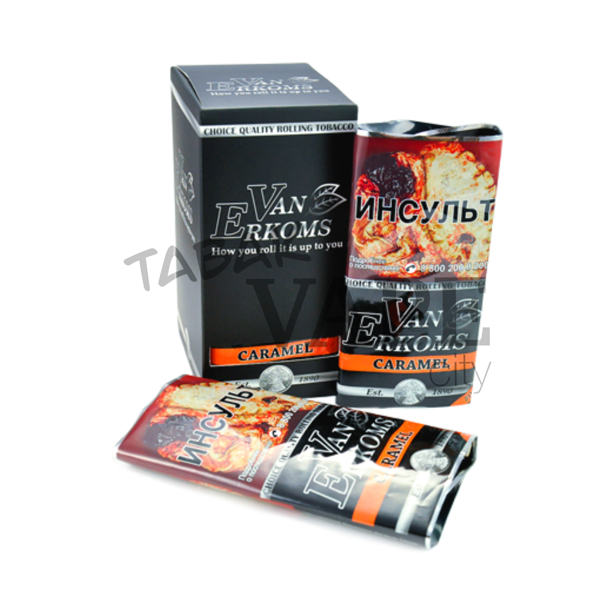 Табак сигаретный VAN ERKOMS Caramel 40 гр.