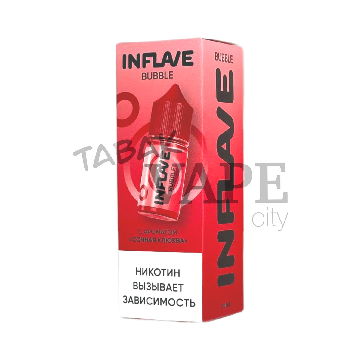 INFLAVE BUBBLE Сочная клюква 30мl.2%