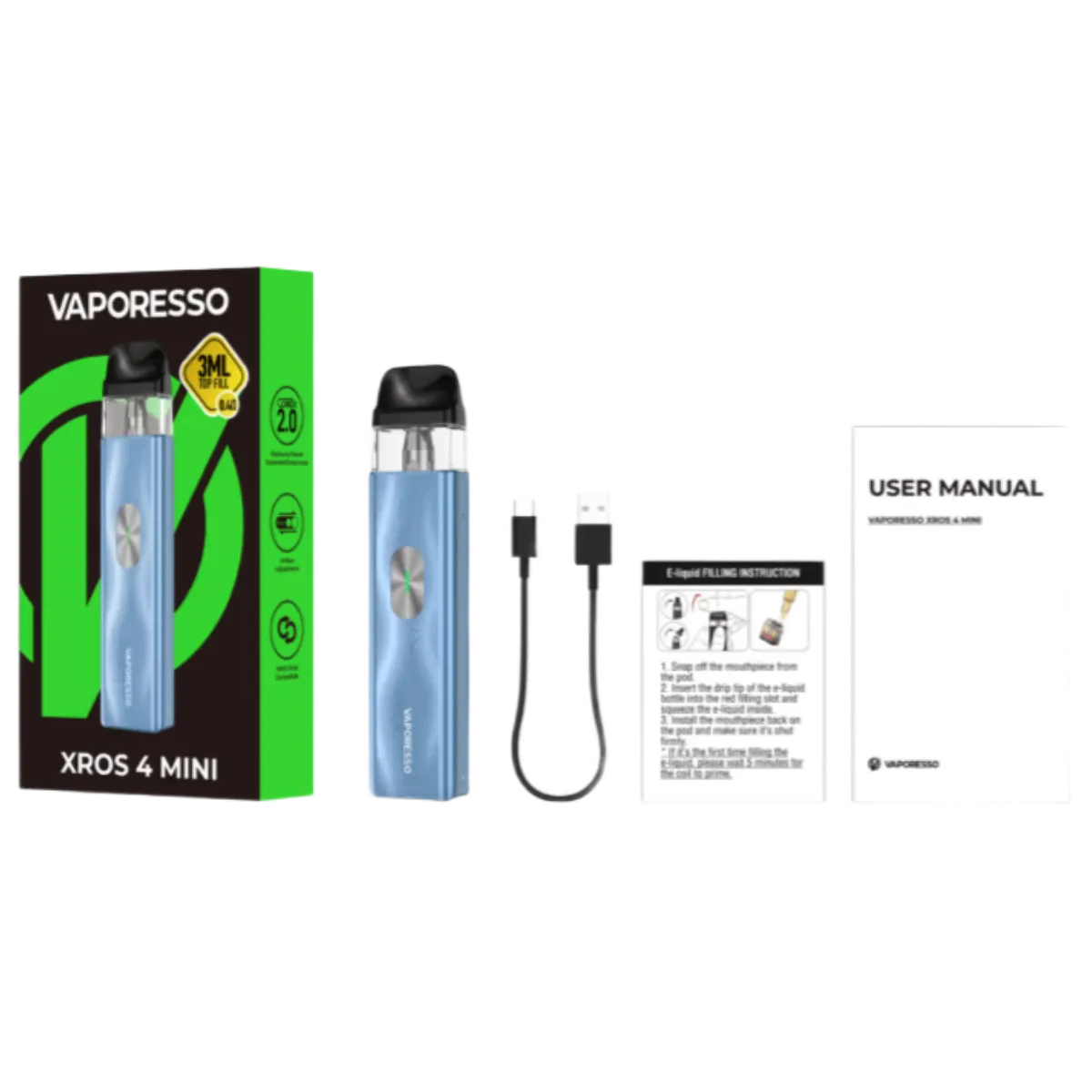 elf bar vape uk Картридж Vaporesso XROS Mini 0.6 Ом, 2 мл - Купить в Украине main image 0